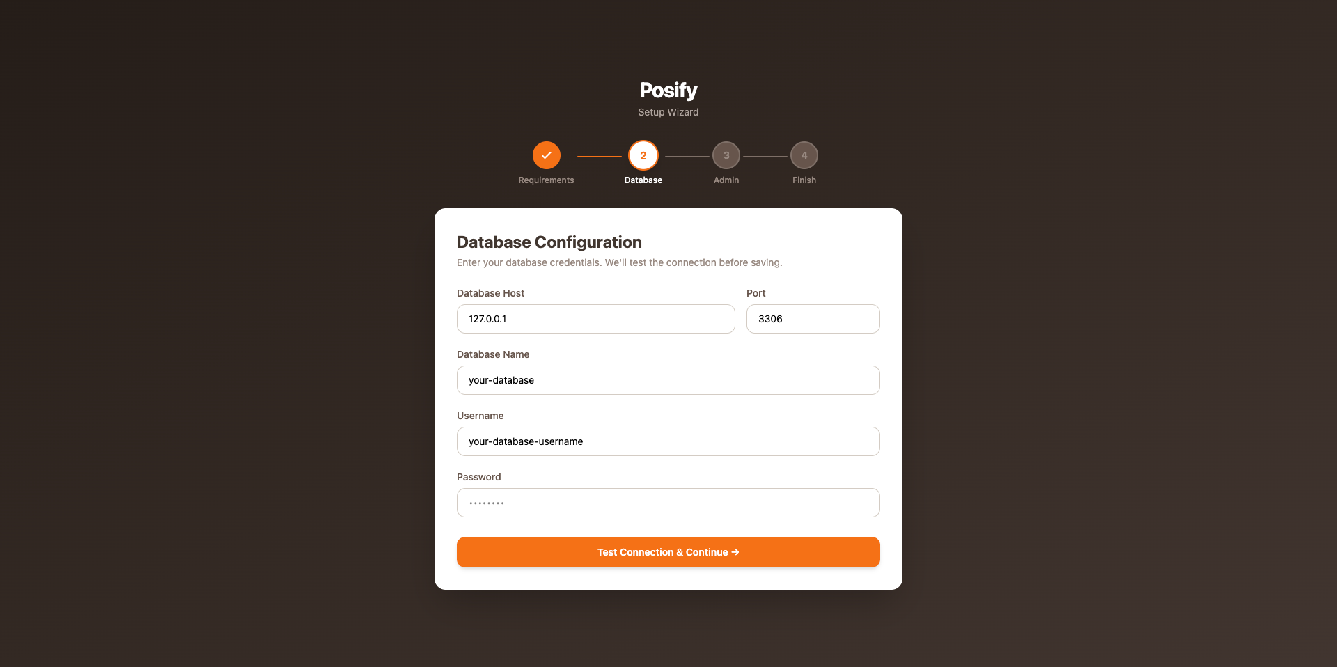 Step 2 — Purchase & Database